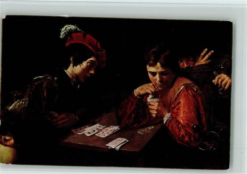 der Falschspieler von Caravaggio - Stengel Nr. 29723 AK