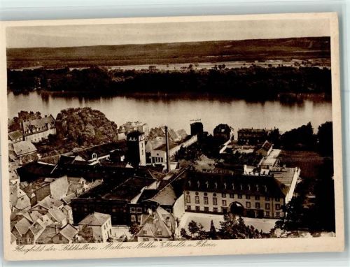 Eltville Flugbild der Sektkellerei Matheus Müller ca 1930 AK