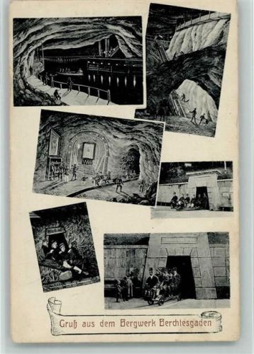 Berchtesgaden Versch. Abbildungen von Innen ca 1913 AK
