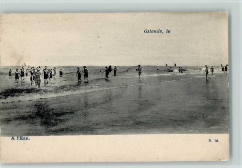 Ostende - Badeleben 1900 AK