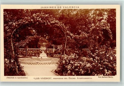 Valencia Stadtgarten Rosengarten Los Viveros