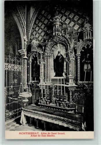 Montserrat Altar des San Benito Innenaufnahme