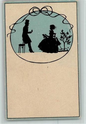 Biedermeier Epoche - AK Gute Erhaltung