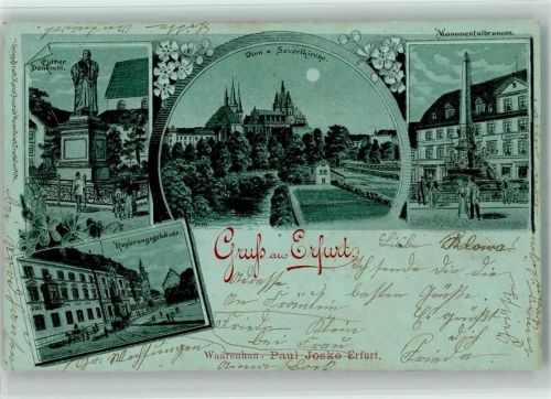 Erfurt Gruss aus - Rosenblatt Verlag