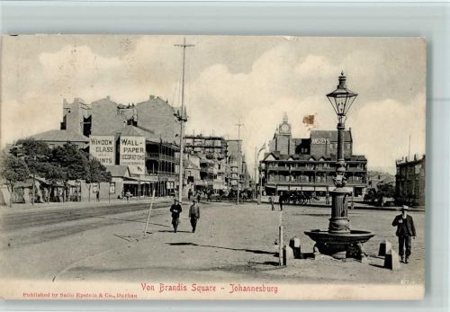 Johannesburg 1906 Von Brandis Quare, gute Erhaltung AK