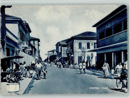 47049 Viserba 1950 - Viale Colombo, - Flecken