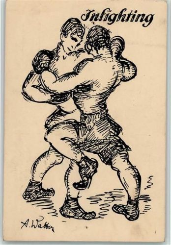 Infighting - Federzeichnung von A. Walter