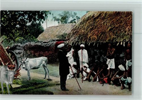 Straßenpredigt im Tamulenland Ostindien Serie Indien III Nr. 11