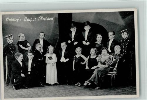 Gnidleys Liliput Artisten ca 1935 AK