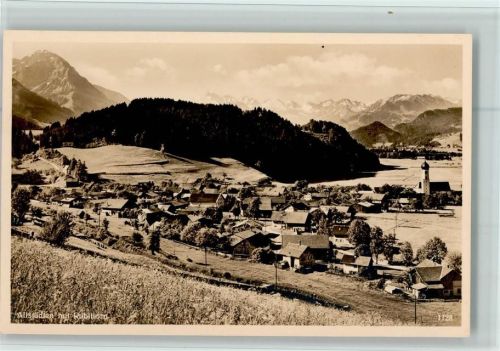 87527 W8972 Altstädten , Allgäu Foto AK Teilansicht, 1926 gute Erhaltung AK