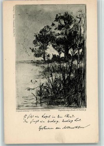 Zeichnung von Hoffmann-Fallersleben