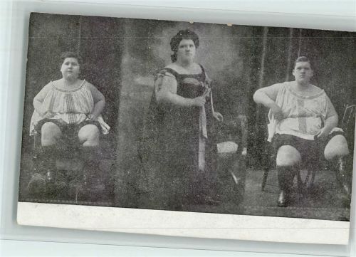 1918 Variete - Dresdner Vogelwiese 1918 - Dicke Frauen AK