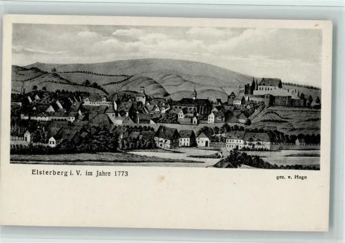 Elsterberg 1928 Anno 1773 , gute Erhaltung AK