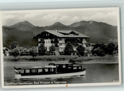 Bad Wiessee Landhaus Hanslbauer Ausflugsschiff