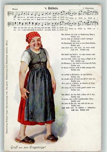 Bärbele - Vogel Verlag Nr. 4 - AK