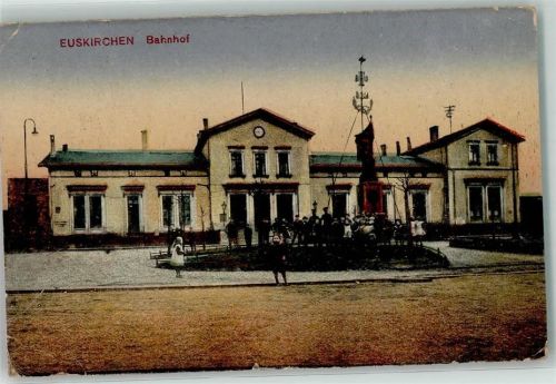 Euskirchen 1896 Bahnhof Vorplatz
