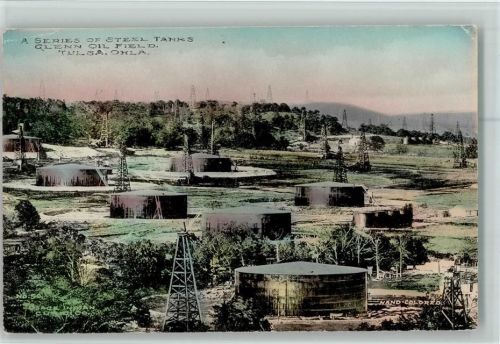 Tulsa A Series of Steel Tanks Glenn Oil Field