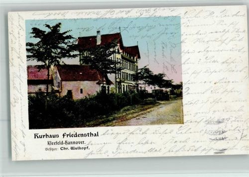 Kleefeld 1905 Kurhaus Friedensthal