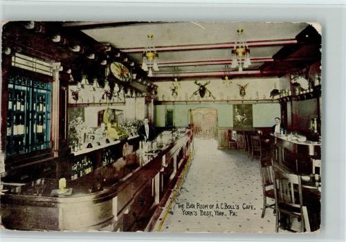 1909 Interieur - the Bar Room of a Bolls Cafe