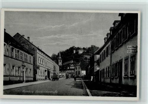 Homburg 1940 Saarbrückerstraße , gute Erhaltung AK