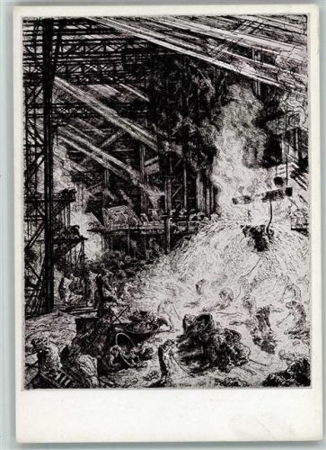 VL. Silovsky, Vitkovicke zelezarny, lept.