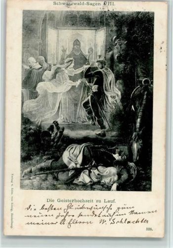1897 Schwarzwald Sagen VIII - Geisterhochzeit zu Lauf