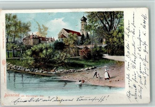 Bernried 1902 Ortsansicht