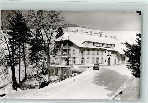 Muggenbrunn Winter - Gasthof Grüner Baum, sehr gute Erhaltung AK