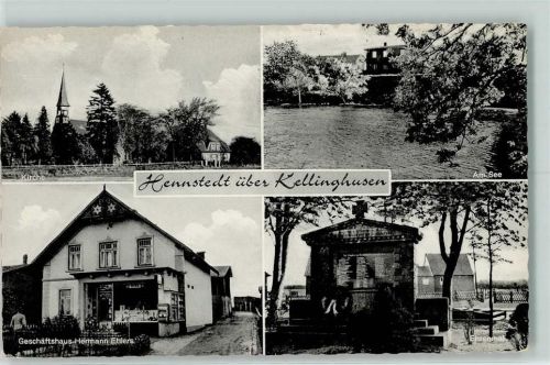 Hennstedt Am See Kirche Geschäftshaus Hermann Ehlers Ehrenmal