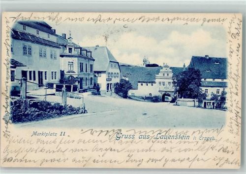 Lauenstein 1900 Marktplatz II