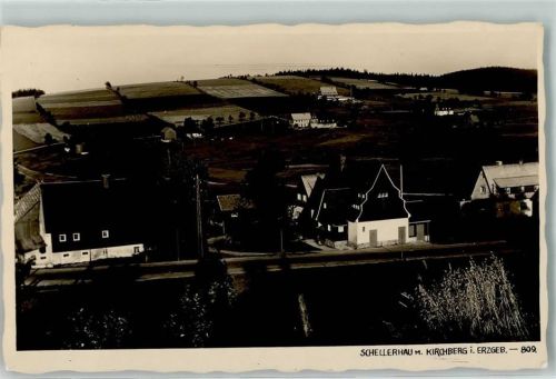 Schellerhau Kirchberg Nachgebühr-Stempel Landpost Bärenfels über Kipsdorf Erzgeb. Nachporto-Stempel Landpost Bärenfels über Kipsdorf