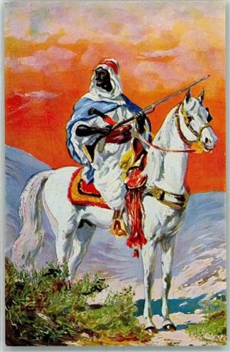 Peluba Serie Nr. 238 - berittener Arabischer Soldat mit einem Gewehr AK