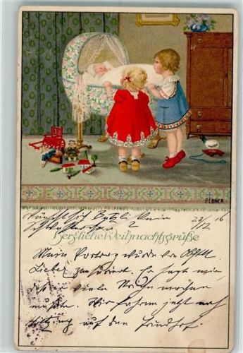 1916 Verlag Munk 878 Baby Spielzeug