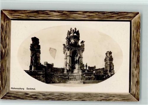 W4600 Hohensyburg Denkmal Holzrahmen 1910 Prägedruck