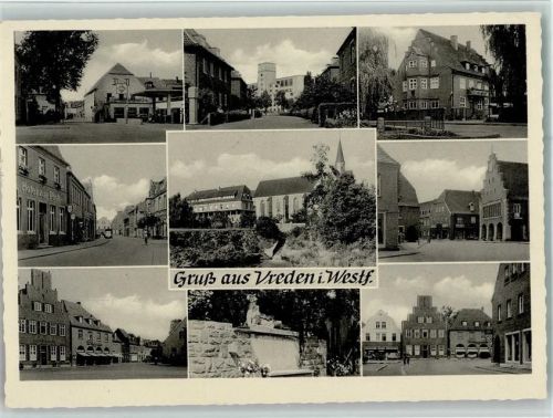 Vreden Tankstelle Hotel Kirche Verlag Scholbrock