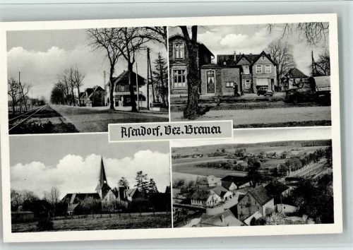 Asendorf 1955 versch. Abbildungen, gute Erhaltung AK