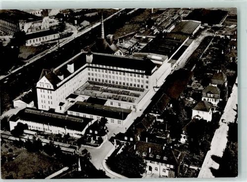 Wendlingen Fliegeraufnahme Möbelfabrik Erwin Behr