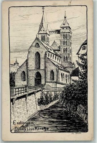 Esslingen Dionysius Kirche sign. M. Teick