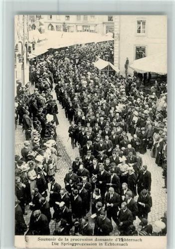Echternach 1913 Prozession , gute Erhaltung AK