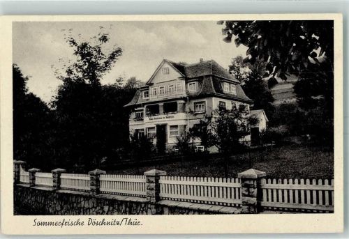Döschnitz Haus Sonnenau im Sorbitztal