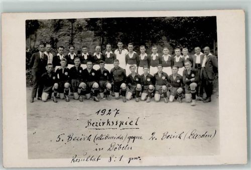 Döbeln Bezirksspiel 5. Bezirk Mittweida gegen 2. Bezirk Dresden Fußball