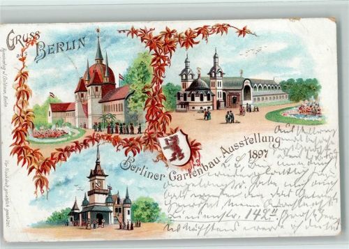 Berlin Mitte 1897 Gruss aus - 1897 , Verlag Goldiner AK