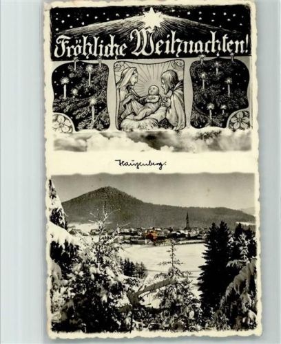 Hauzenberg Winter Weihnacht Krippenbild