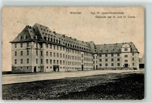 Wetzlar 1914 Kgl. Pr. Unteroffizierschule Gebäude der III. und IV. Comp.
