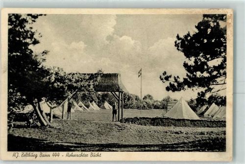 Hohwacht HJ Zeltburg 444 HK Fahne AK