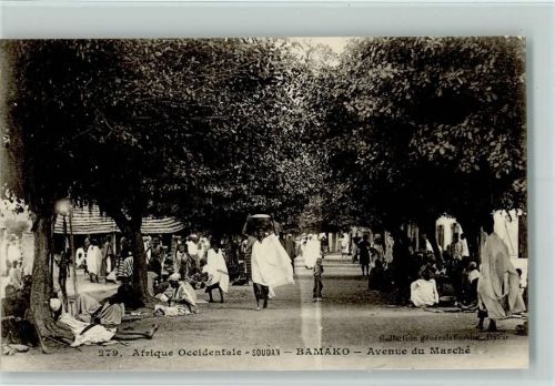 1920 Nr. 279 Afrique Occidentale - Soudan - Avenue du Marche AK