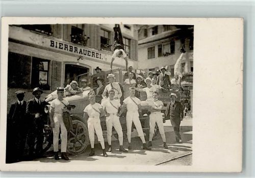 1926 Bierbrauerei - Gesellschaftsfahrt mit einem Lastwagen