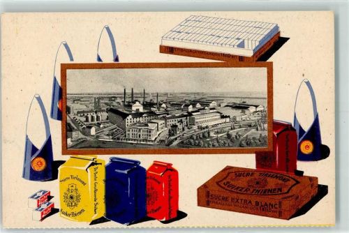 Exposition Zucker Thienen Fabrik Kegelzucker Ausstellung 1935