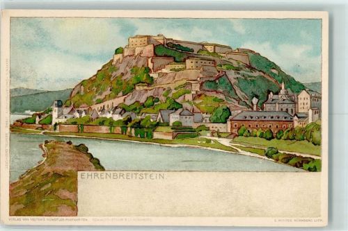 Ehrenbreitstein 1898 Nr. 140 Jugendstil