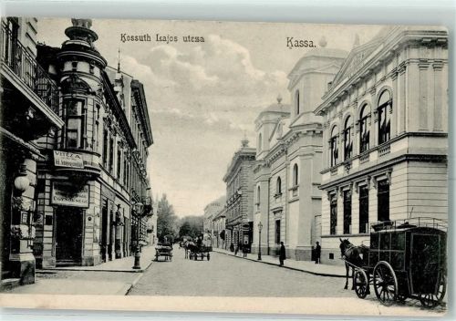 Kassa 1915 Kossuth Lajos utcza